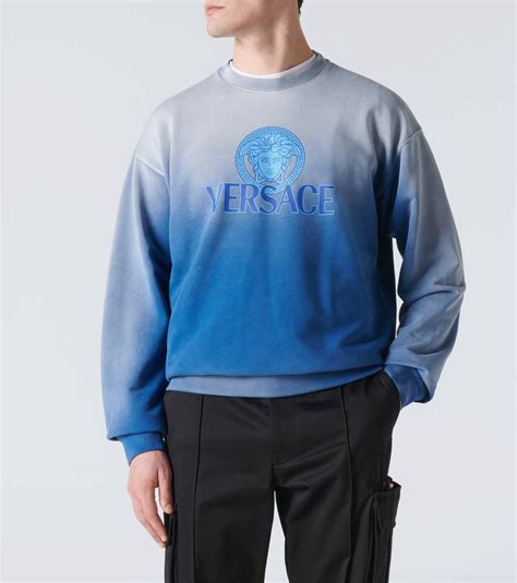 versace tie dye sweatshirt|Medusa tie.